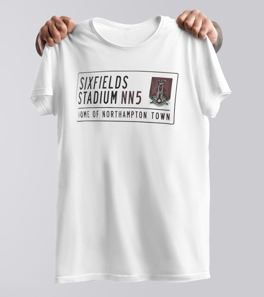Sixfields Stadium NN5 Home Of Northampton Town Football Club T-Shirt