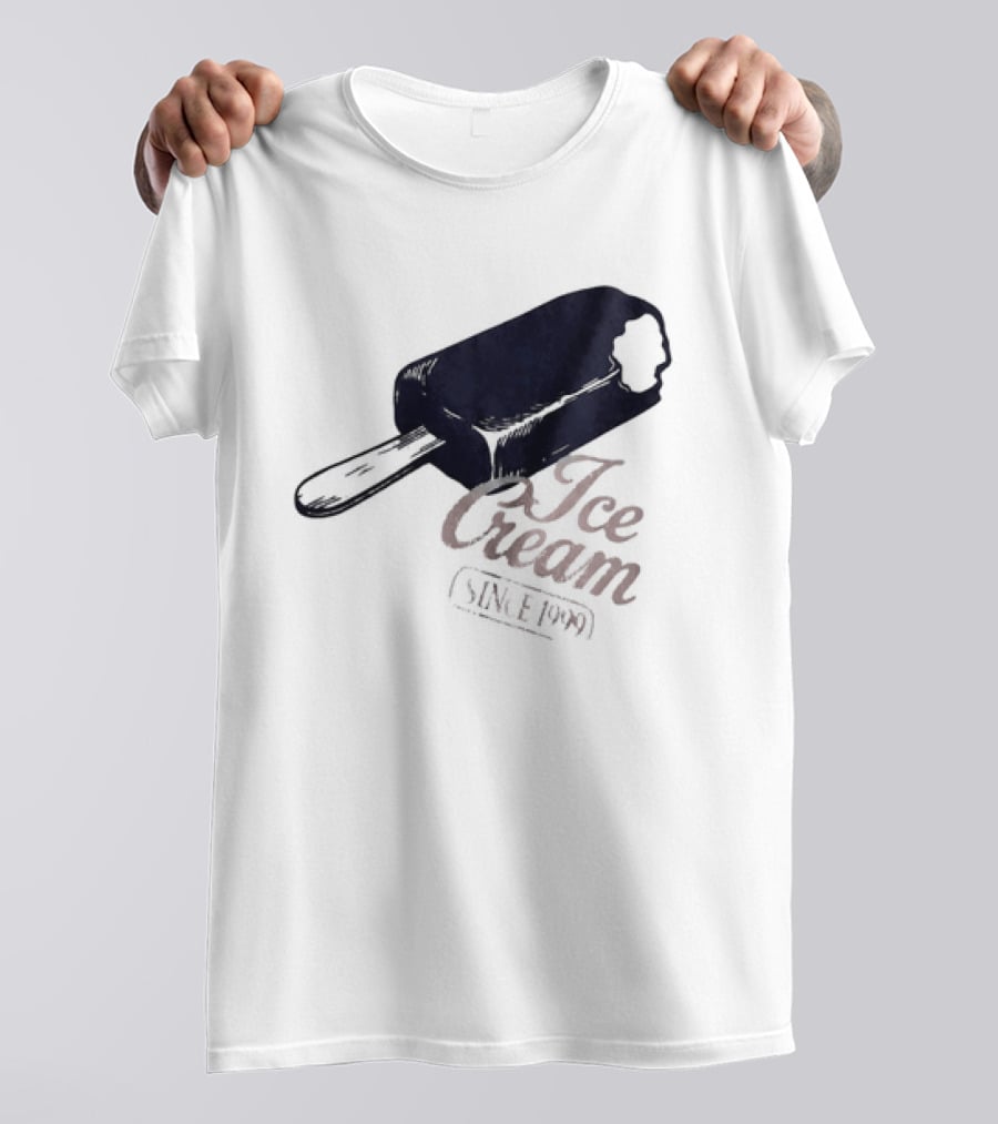 Ice Cream Popsicle Since 1999 Retro Dessert Delight T-Shirt