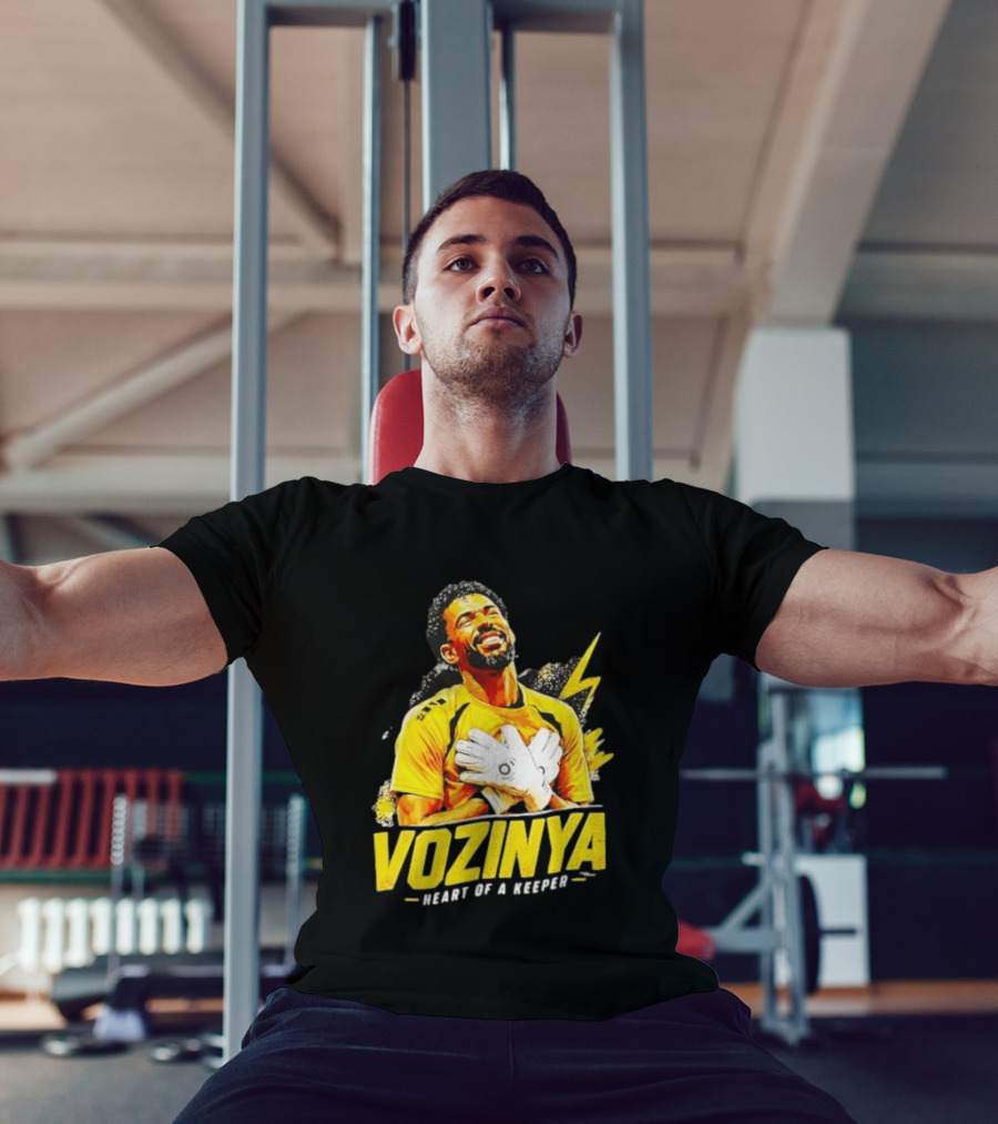 Vozinya Heart Of A Keeper Cape Verde Football Goalkeeper T-Shirt