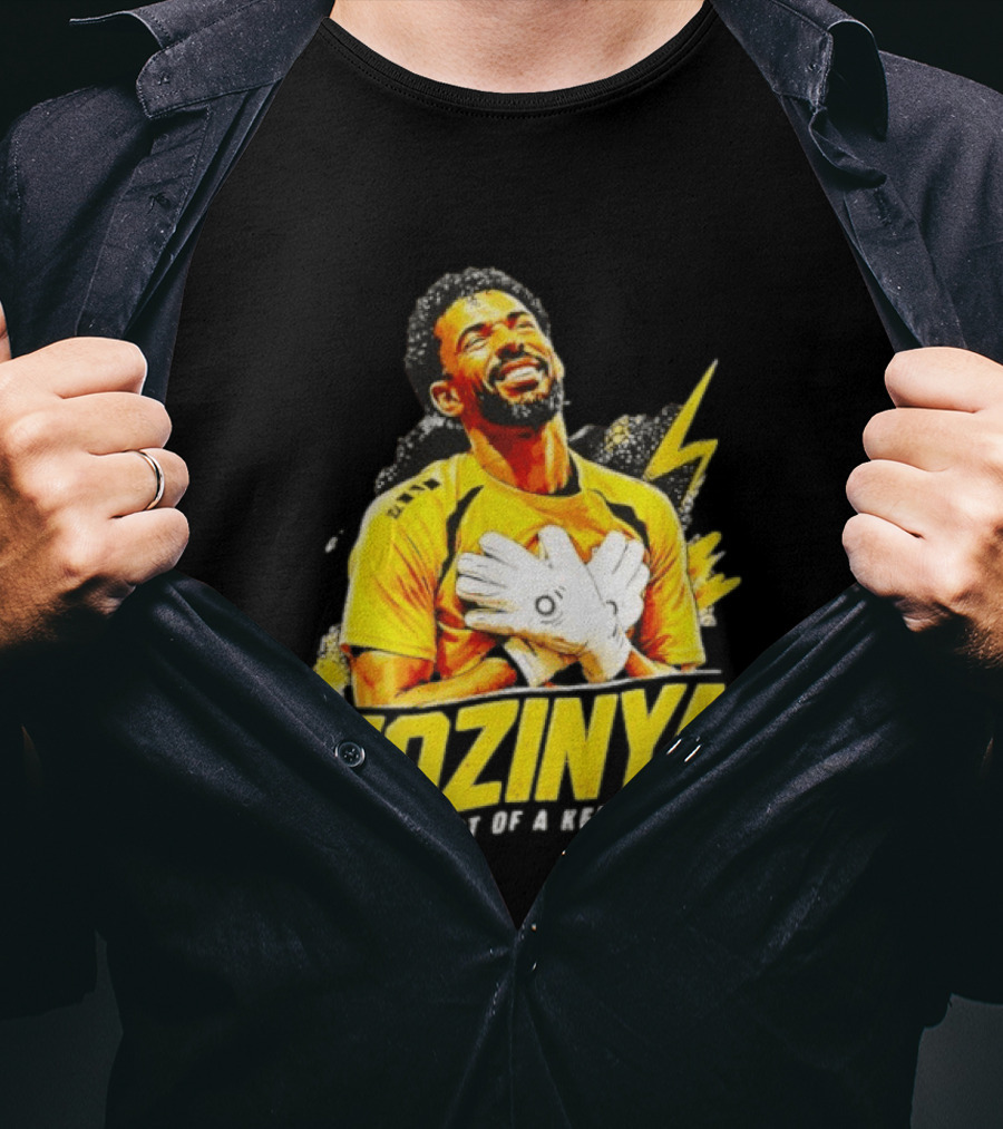 Vozinya Heart Of A Keeper Cape Verde Football Goalkeeper T-Shirt