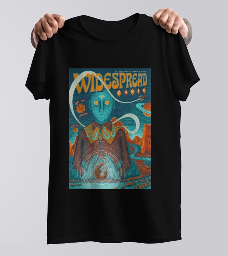 Widespread Panic Hayden Homes Amphitheater Bend OR Jul 10 11 2026 Art That Feeds T-Shirt