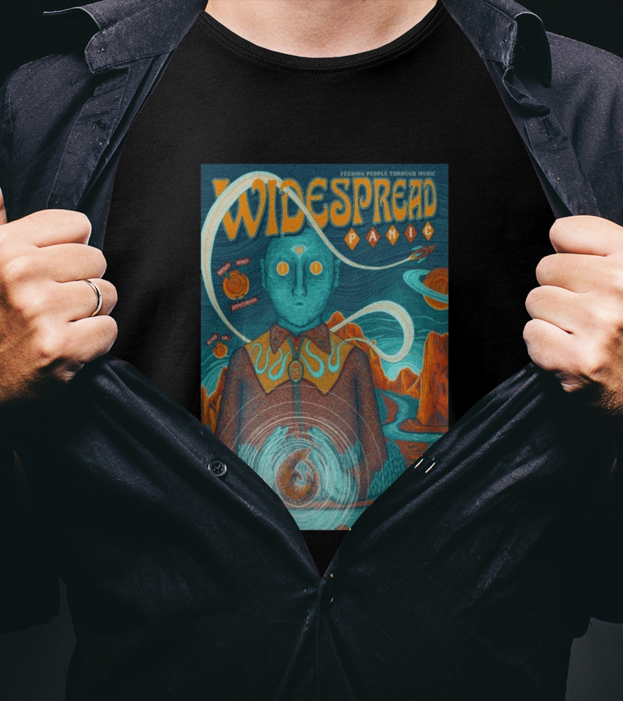 Widespread Panic Hayden Homes Amphitheater Bend OR Jul 10 11 2026 Art That Feeds T-Shirt