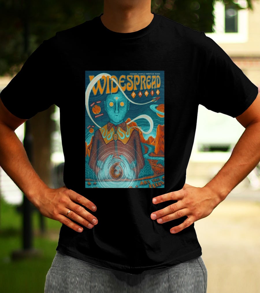 Widespread Panic Hayden Homes Amphitheater Bend OR Jul 10 11 2026 Art That Feeds T-Shirt