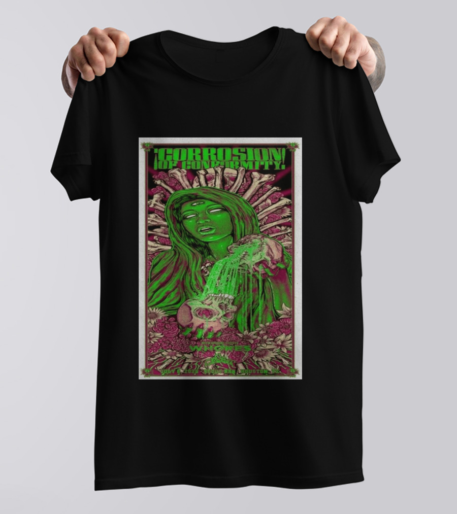Corrosion Of Conformity Houston Witches July 6 2026 T-Shirt