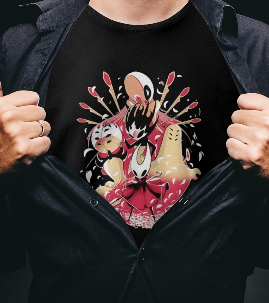 Hollow Knight Silksong Silk Showdown Hornet Needle Battle T-Shirt