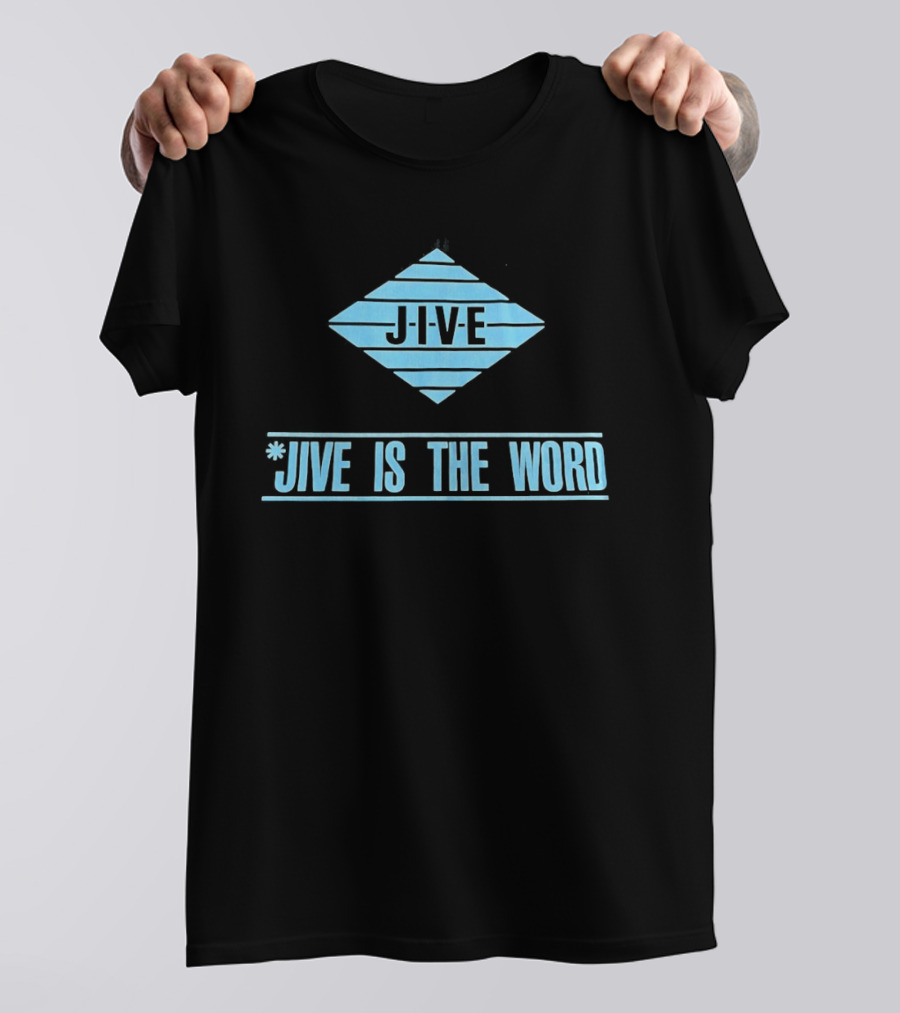 Jive Is The Word Diamond Shape Retro Music T-Shirt