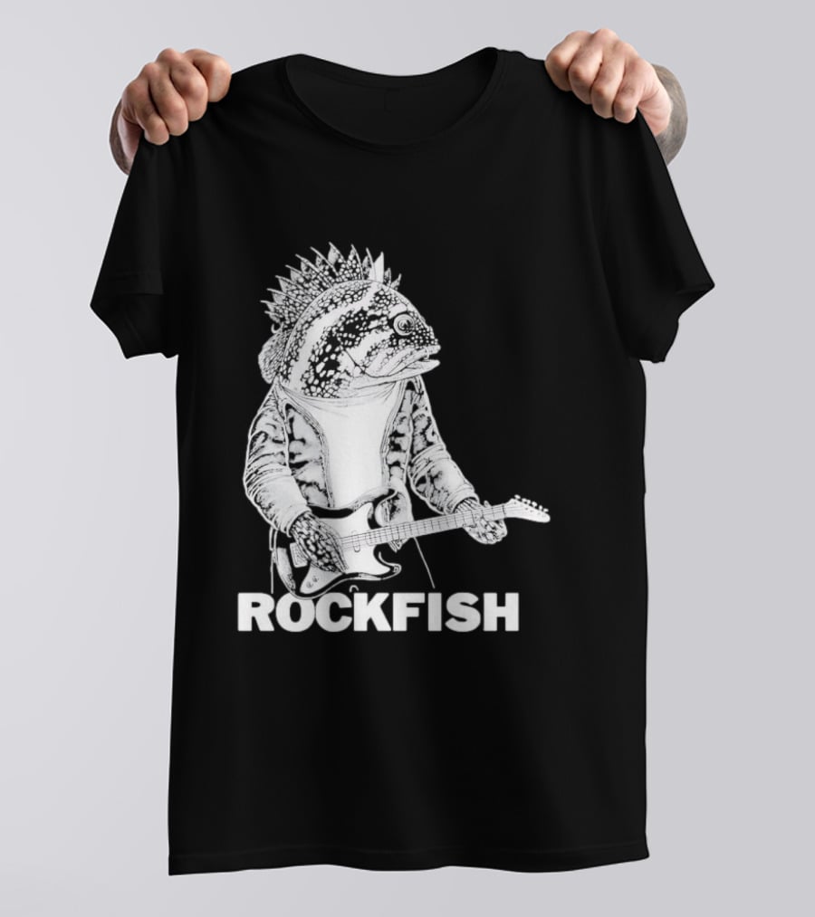 Rockfish Jacket Electric Guitar Performance T-Shirt