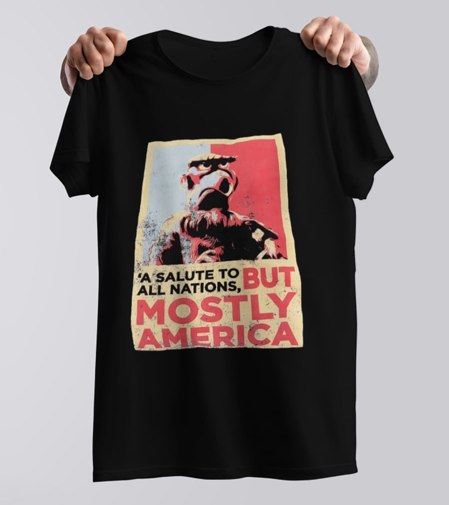 Sam The Eagle A Salute To All Nations But Mostly America Muppets T-Shirt