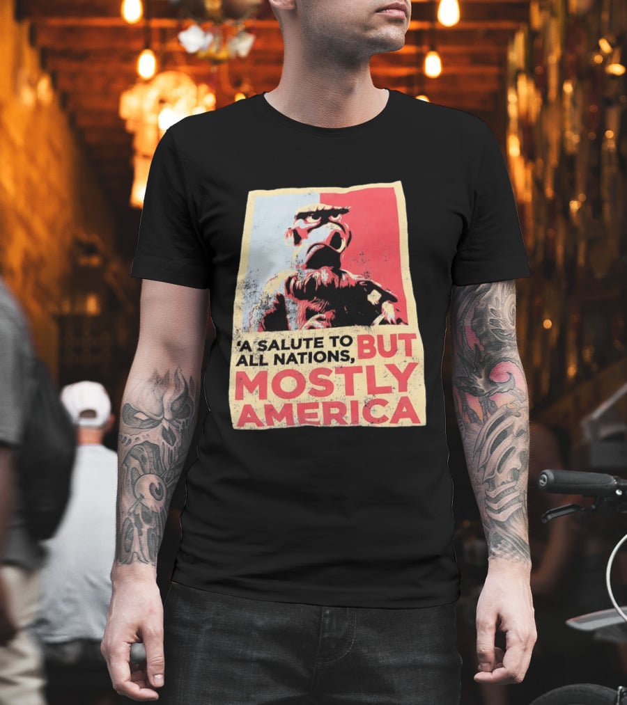 Sam The Eagle A Salute To All Nations But Mostly America Muppets T-Shirt