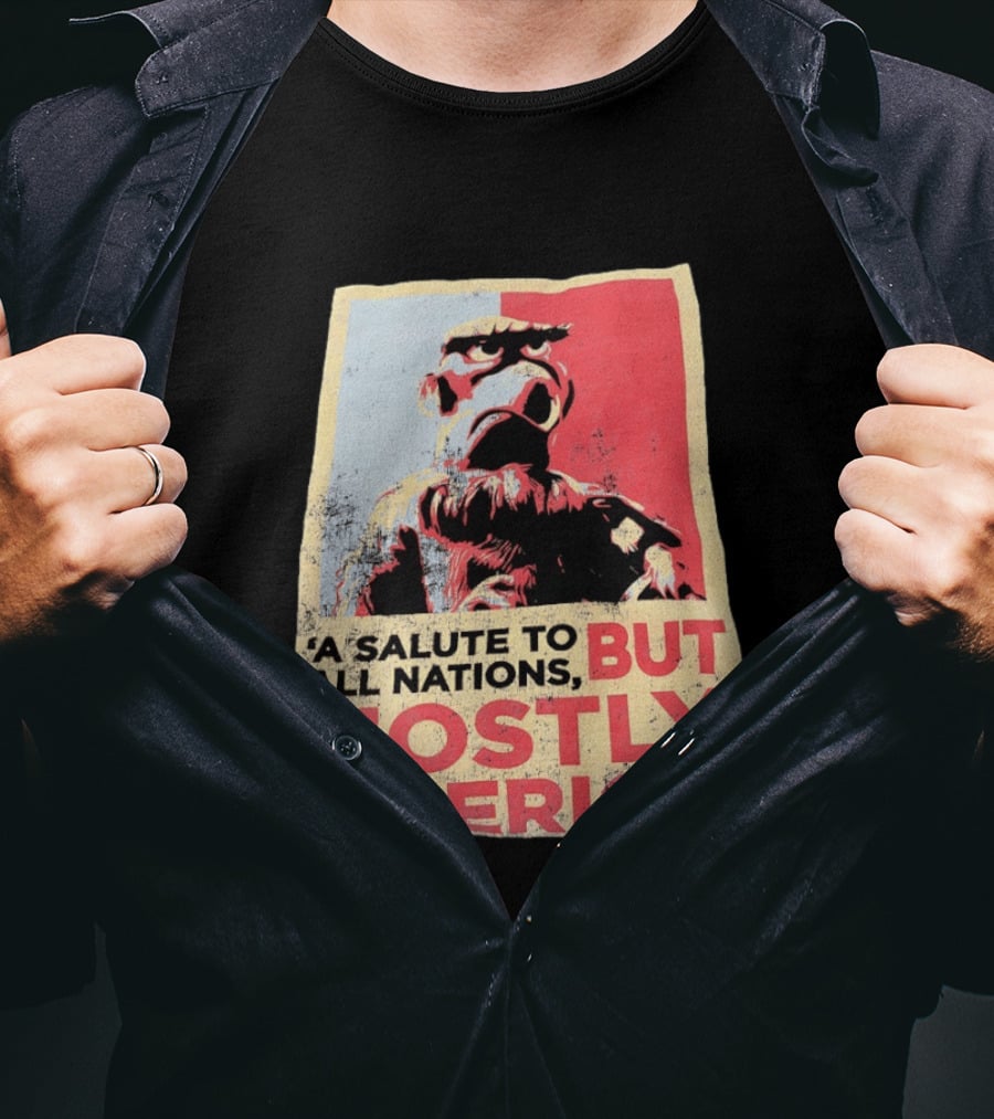 Sam The Eagle A Salute To All Nations But Mostly America Muppets T-Shirt