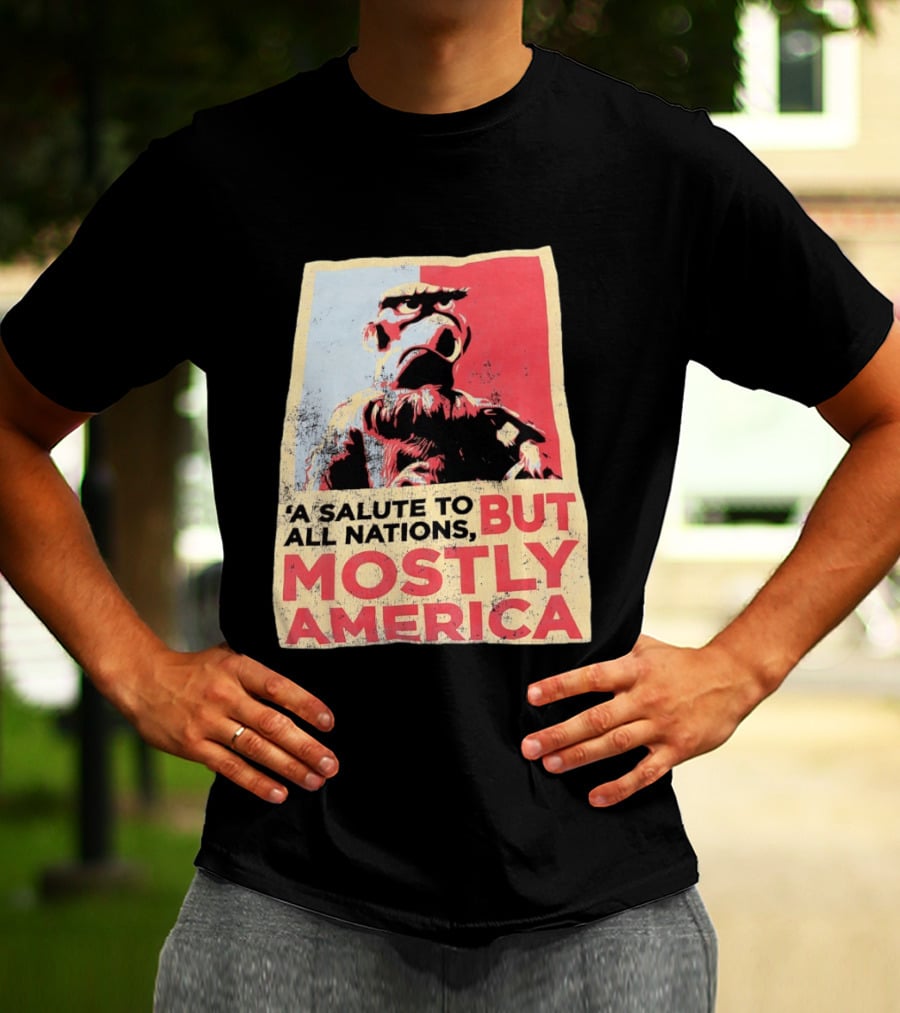 Sam The Eagle A Salute To All Nations But Mostly America Muppets T-Shirt