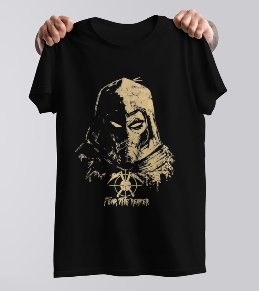 Scarecrow Batman Arkham Series Fear The Reaper Distressed T-Shirt