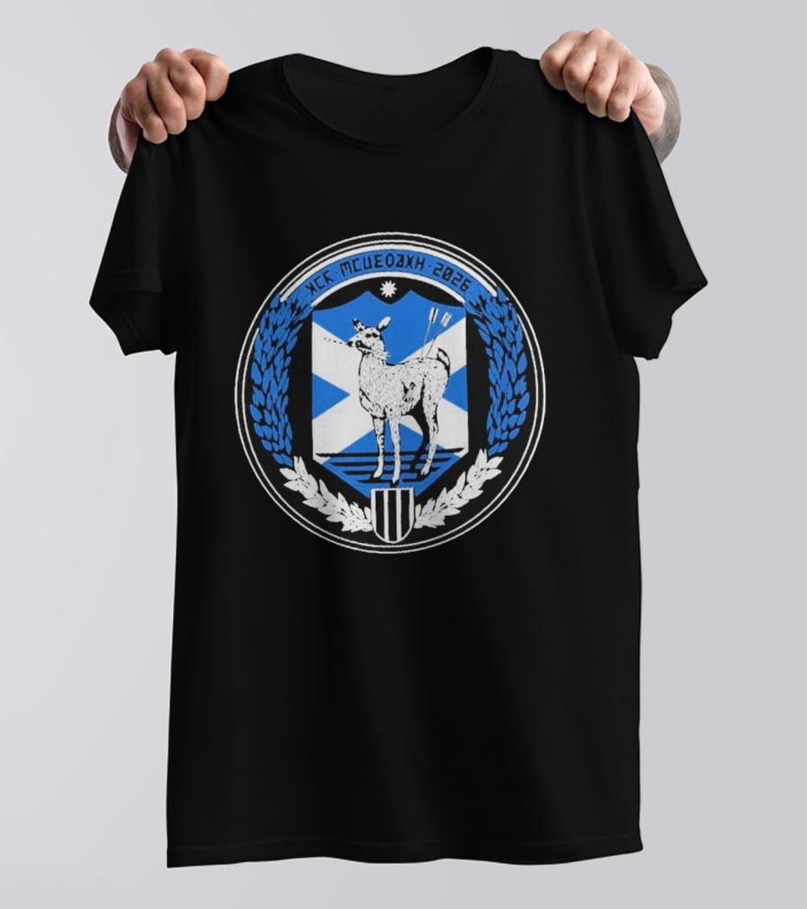 My Chemical Romance Glasgow UK 2026 Exclusive Bellahouston Park 4 July 2026 Crest And Deer Arrows T-Shirt