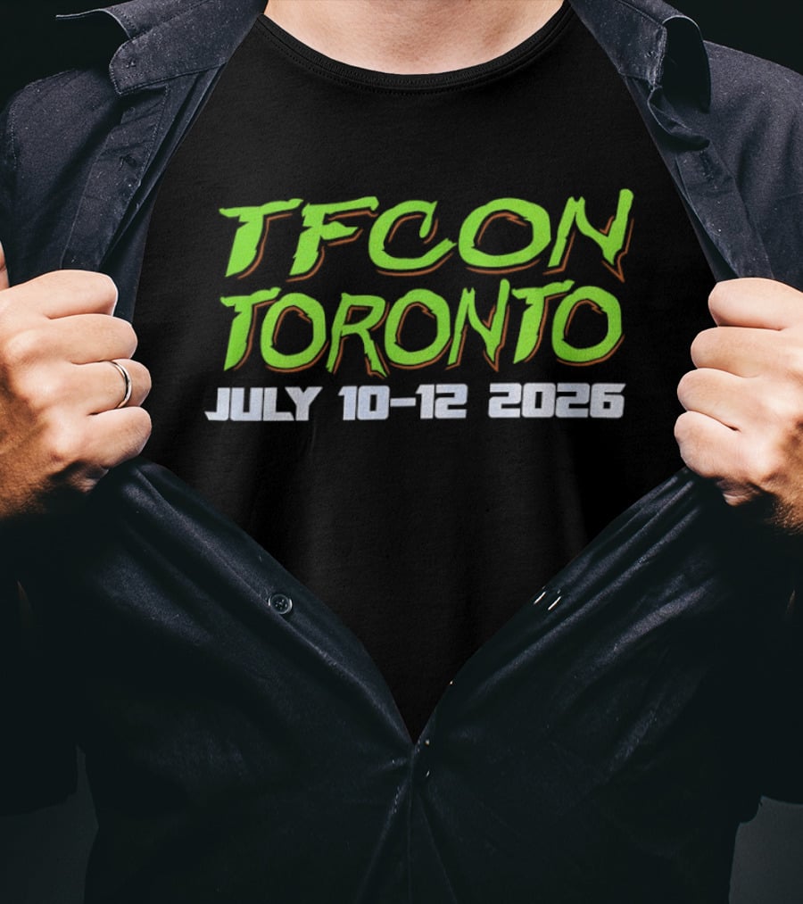 TFCon Toronto July 10 12 2026 Transformers Event T-Shirt