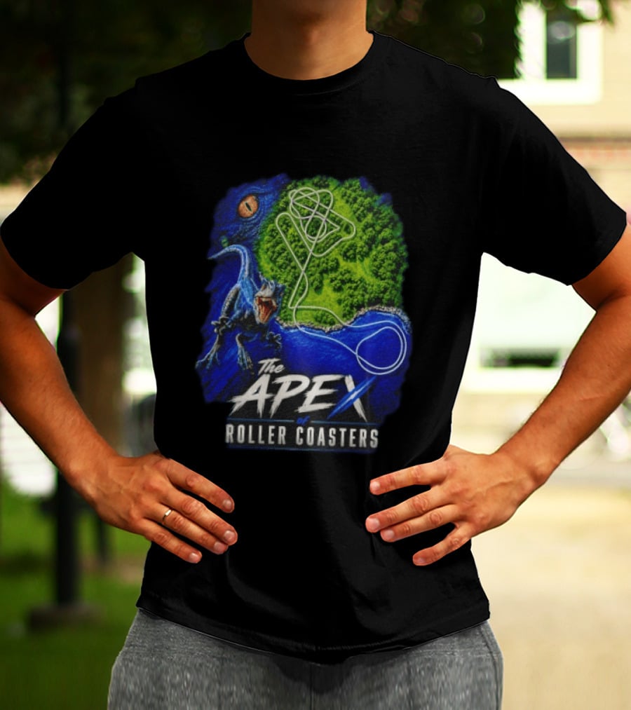 The Apex Of Roller S Raptor Dinosaur Adventure T-Shirt