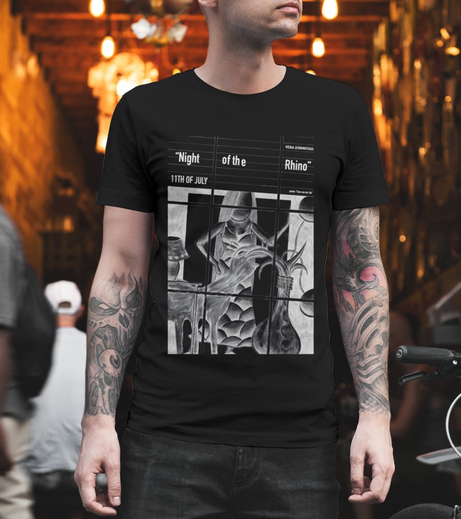 Night Of The Rhino 11th Of July Vera Downstage Groningen Netherlands Fynn Van Der Ziel T-Shirt