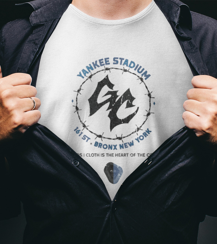 Yankee Stadium 161 St Bronx New York Gods I Cloth Is The Heart Of The City T-Shirt