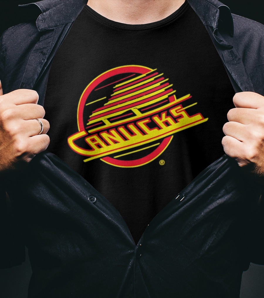 Vancouver Canucks Skate Logo NHL Hockey T-Shirt