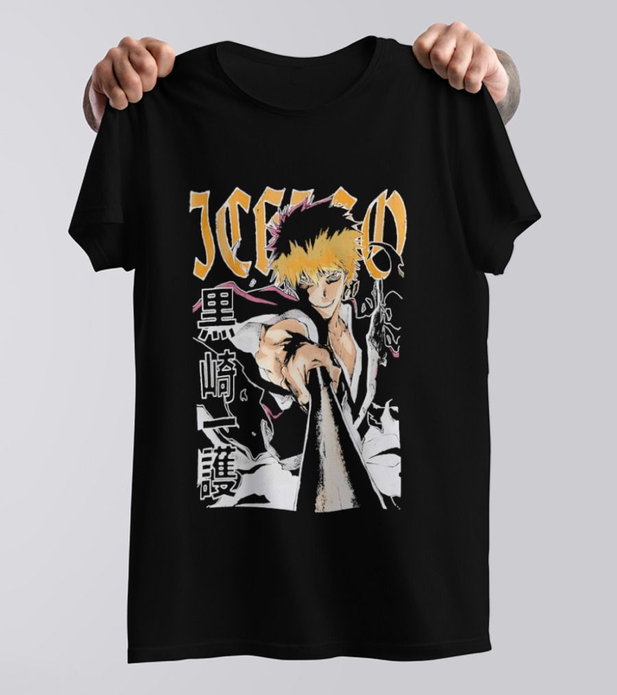 Ichigo Kurosaki Bleach Anime Bootleg Manga T-Shirt
