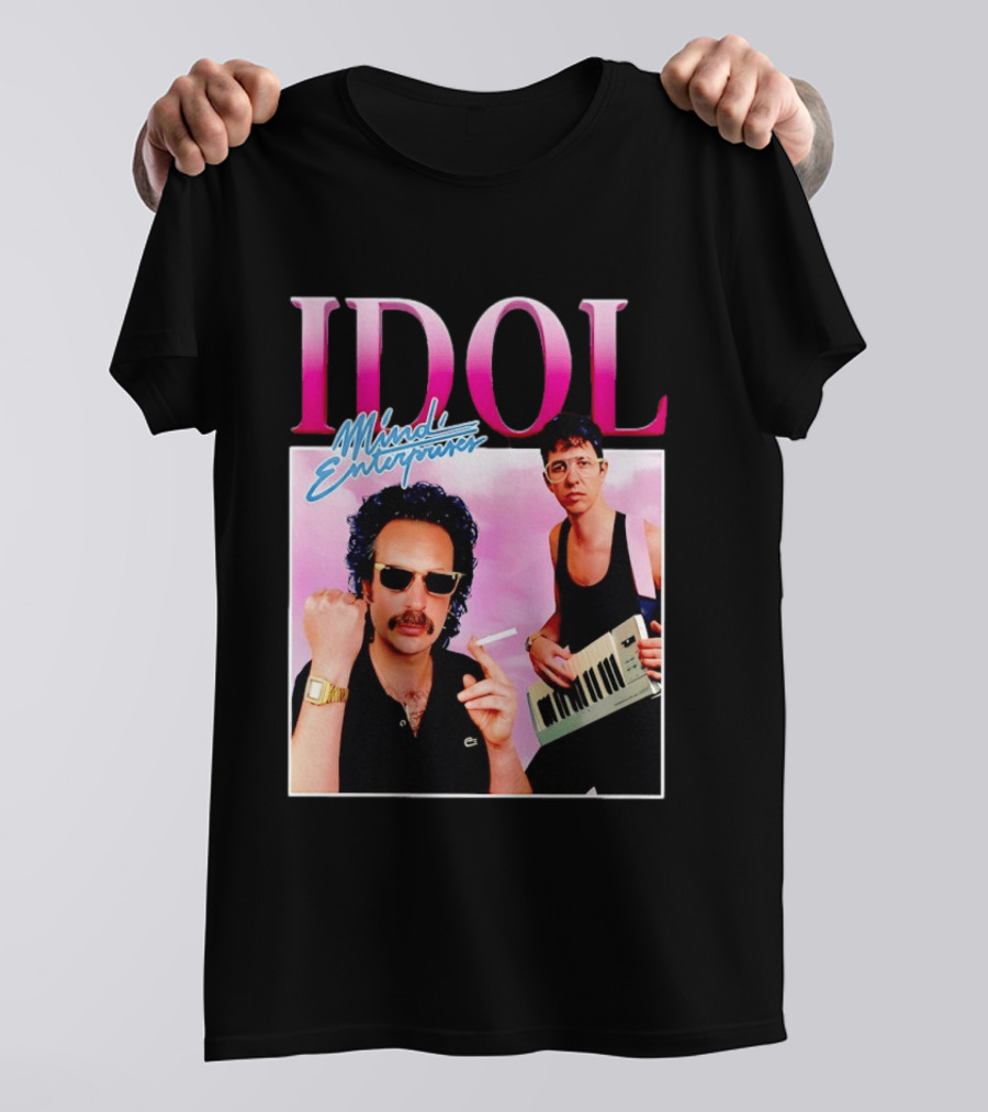 IDOL Mindi Enterprises Band Photo Retro 80s T-Shirt