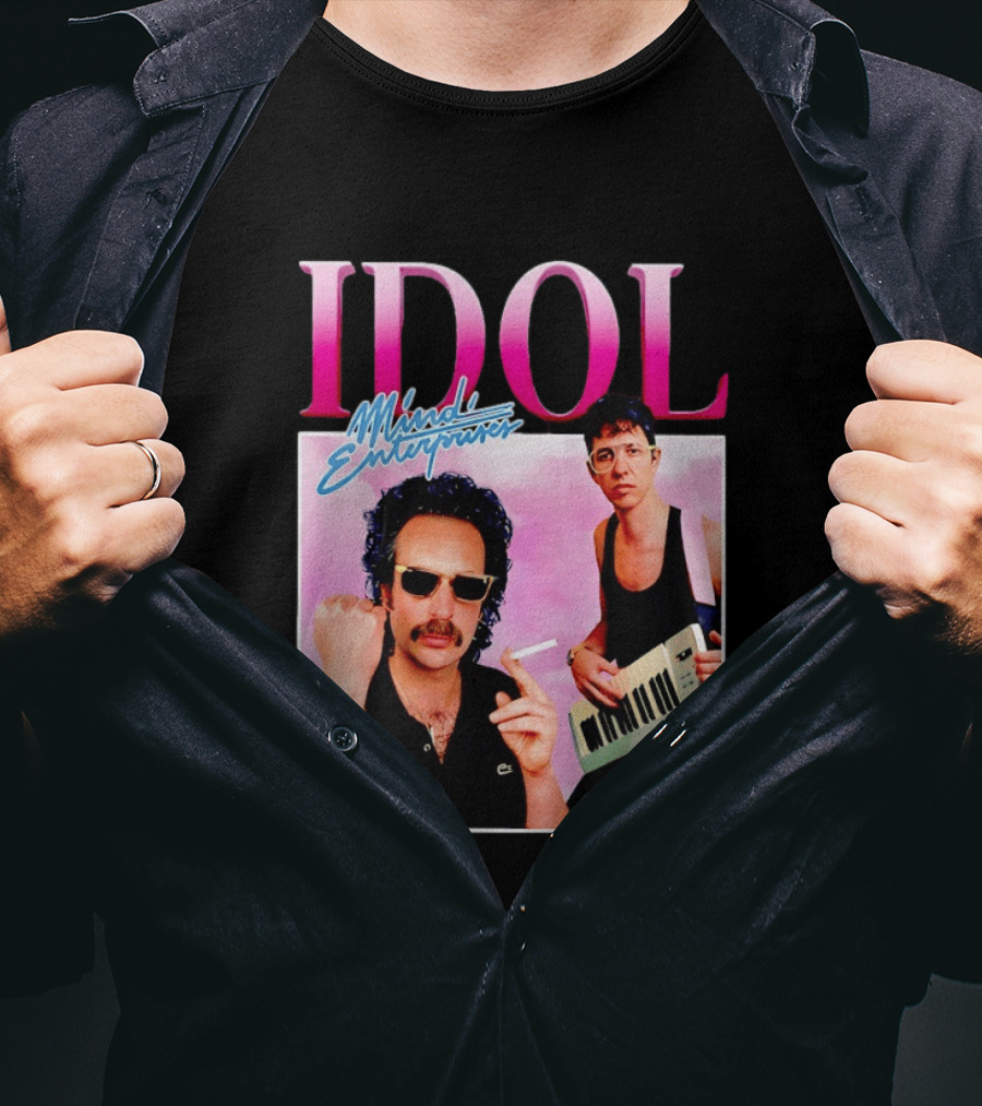IDOL Mindi Enterprises Band Photo Retro 80s T-Shirt