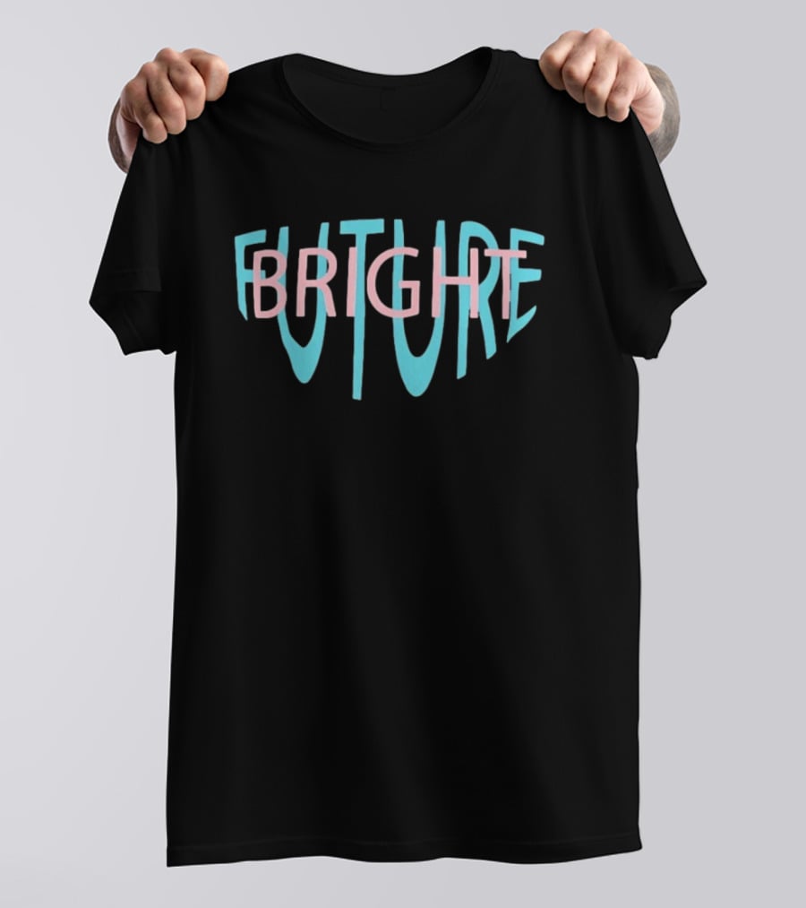 Bright Future Phil Lester Pastel Blue Pink T-Shirt