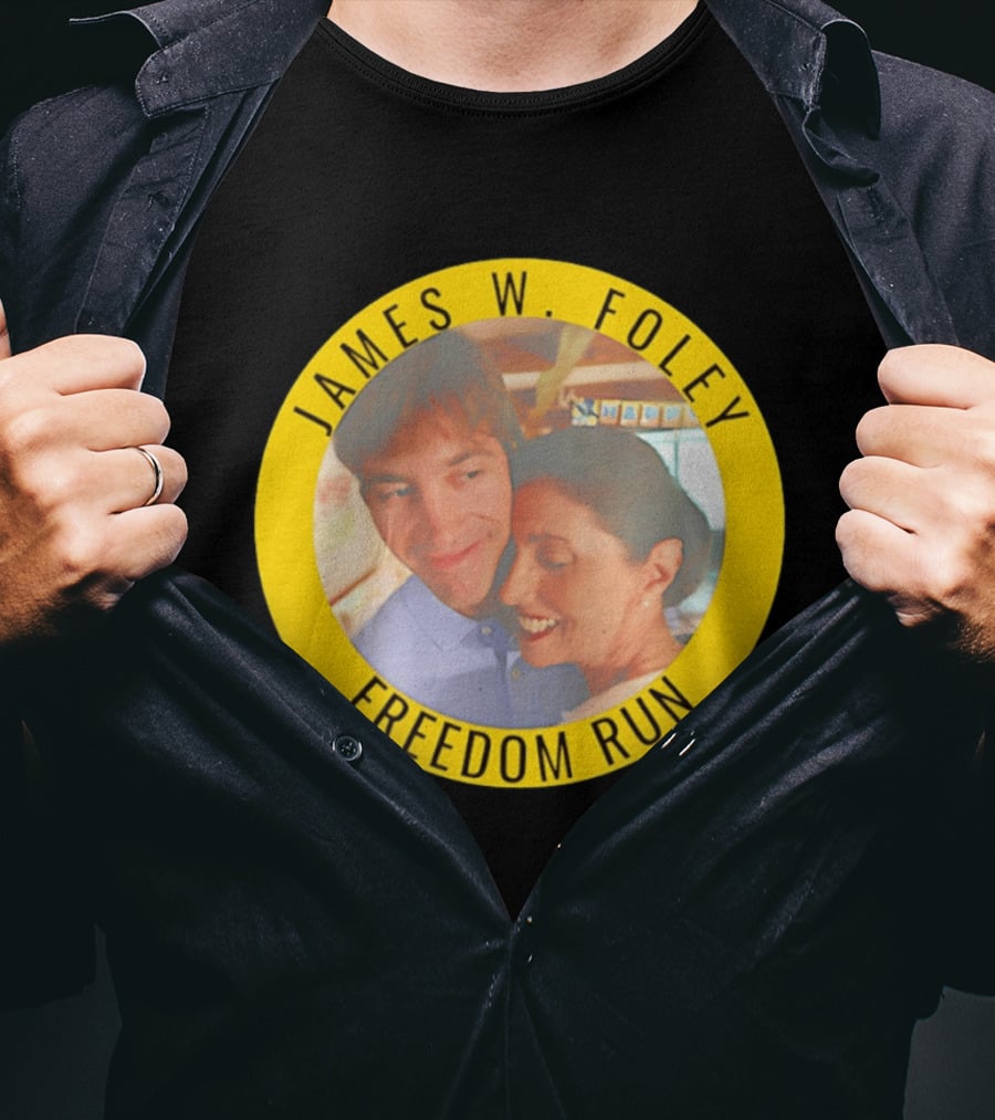 James W Foley Freedom Run Memorial Charity Event T-Shirt