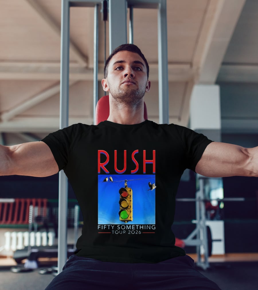 Rush Fifty Something Tour 2026 Traffic Light T-Shirt