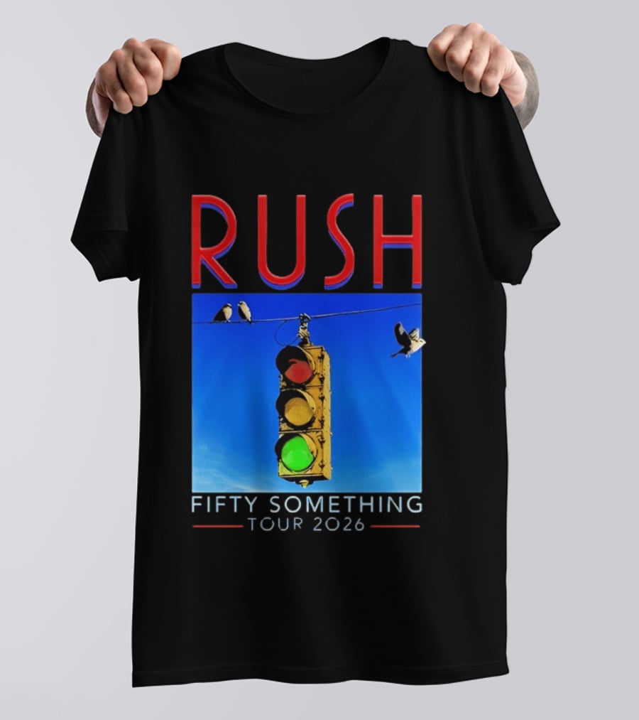 Rush Fifty Something Tour 2026 Traffic Light T-Shirt