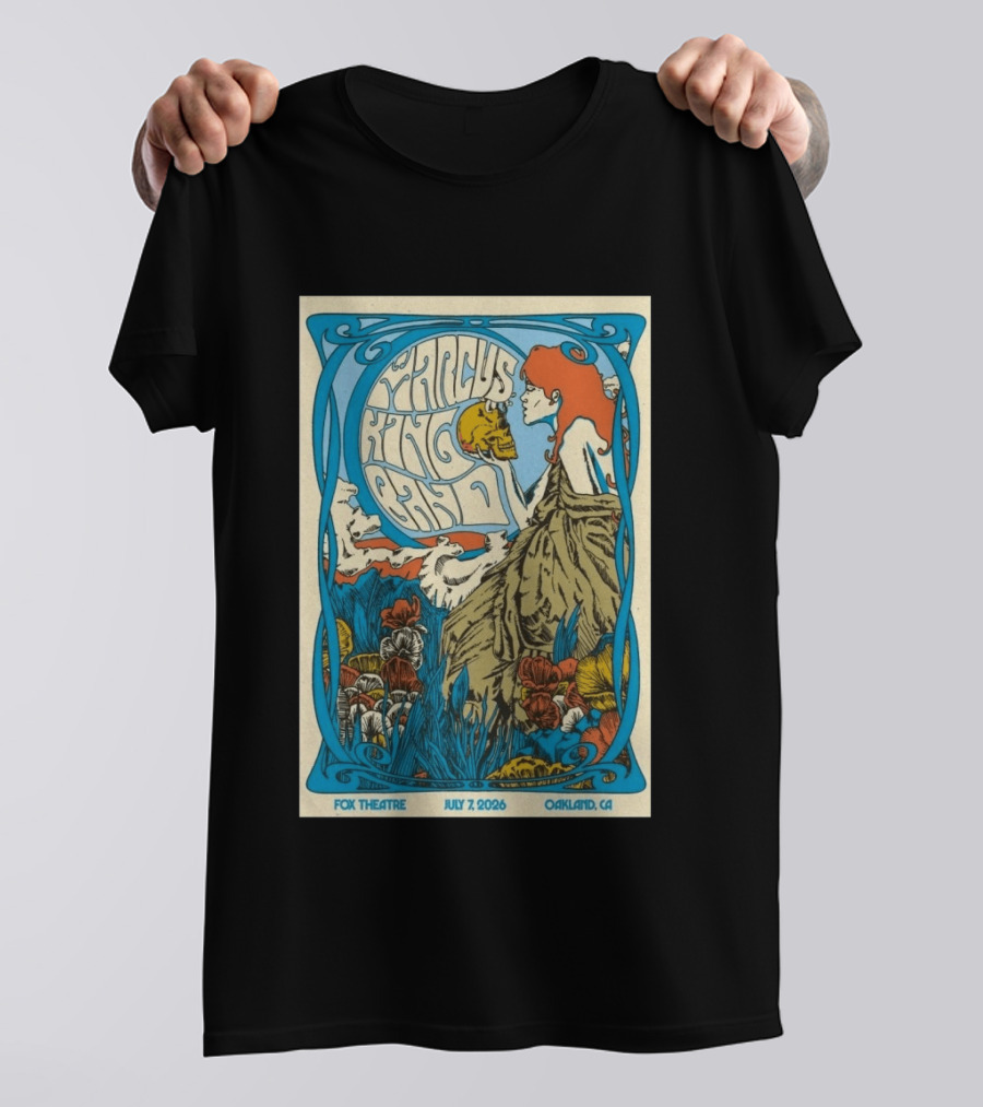 Marcus King Band Fox Theatre Oakland CA July 7 2026 Vintage Psychedelic T-Shirt