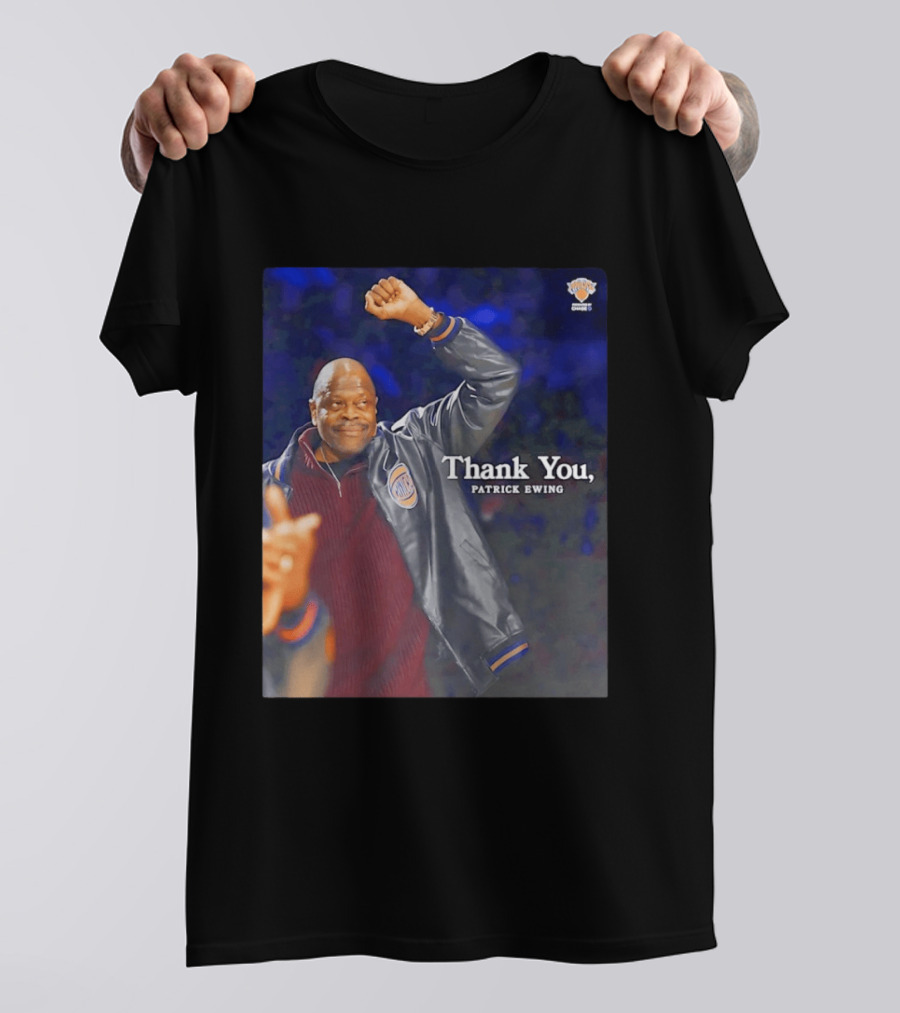 Thank You Patrick Ewing New York Knicks NBA Legends T-Shirt