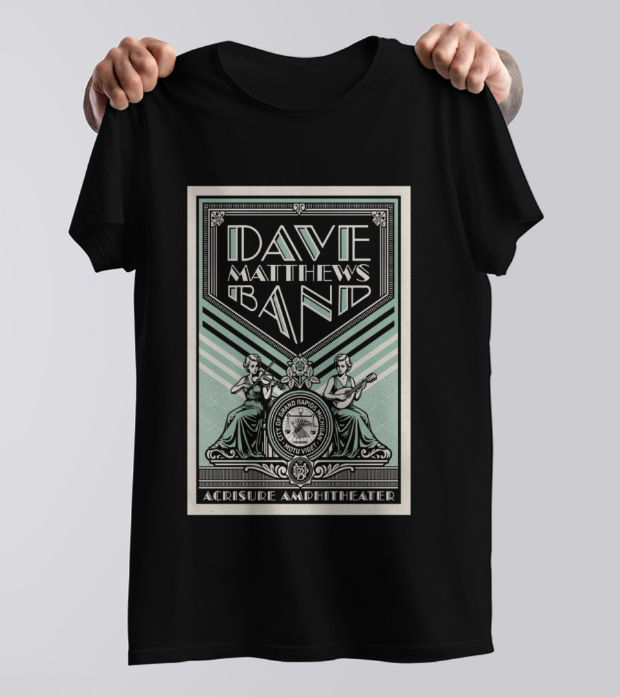 Dave Matthews Band Grand Rapids Event On Jul 8 2026 T-Shirt