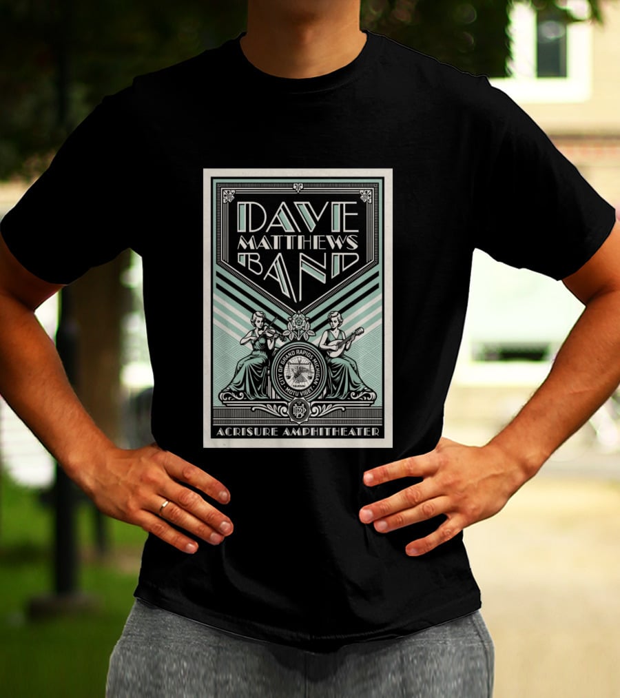 Dave Matthews Band Grand Rapids Event On Jul 8 2026 T-Shirt