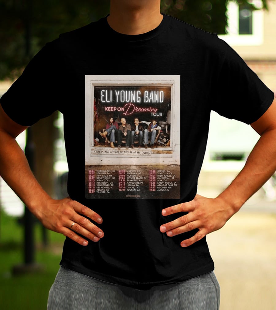 Eli Young Band Keep On Dreaming Tour USA 2026 T-Shirt