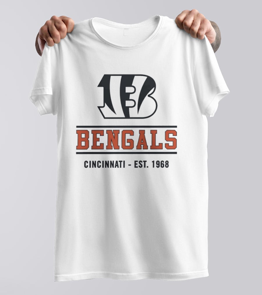 Cincinnati Bengals B Logo Est 1968 T-Shirt