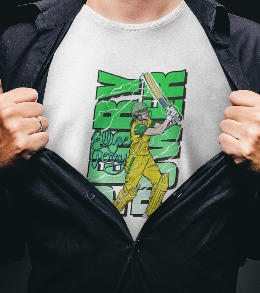Ellyse Perry Australian Power Cricket Player Australia T-Shirt