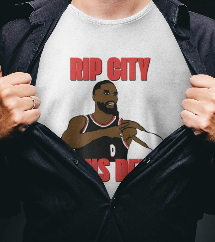 RIP City Runs Deep Basketball Tribute Player 0 T-Shirt