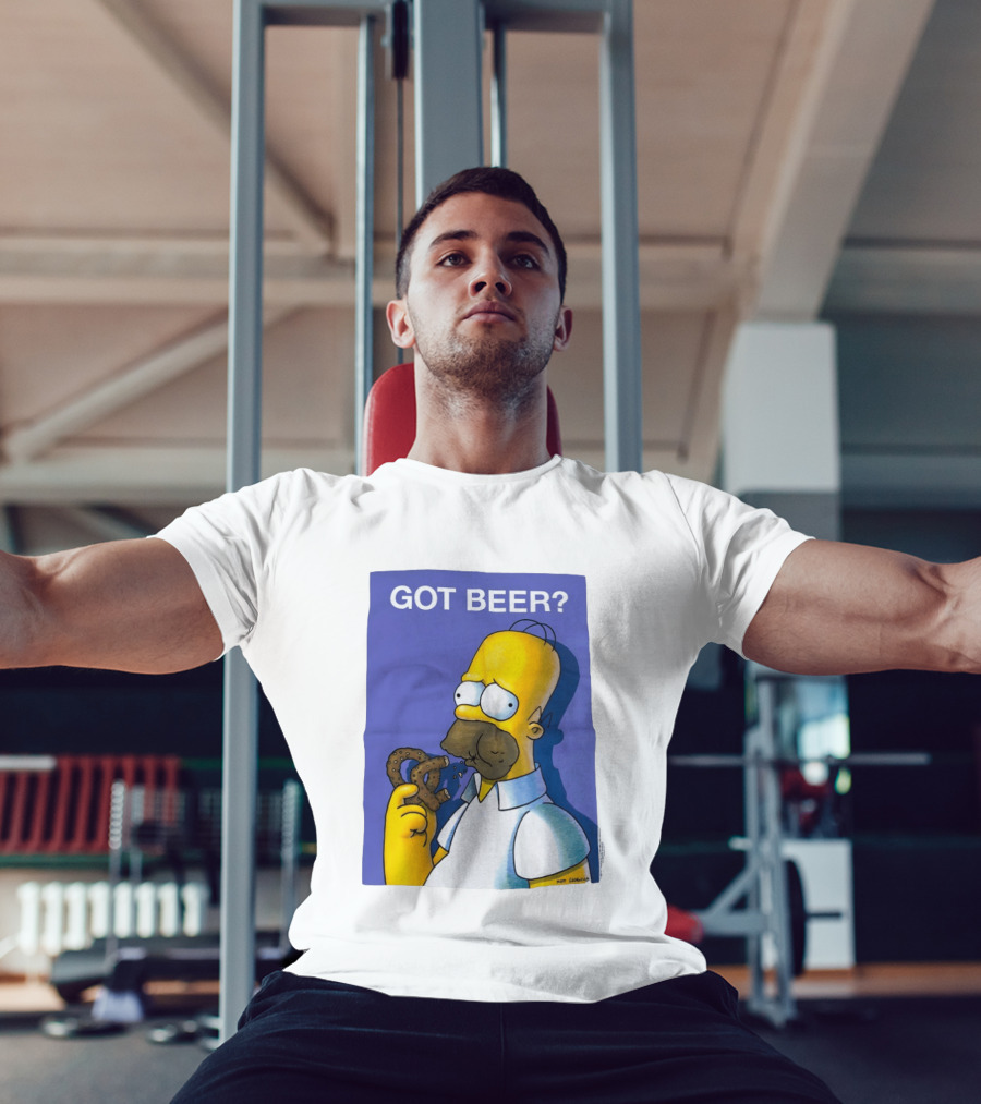 Got Beer Homer Eating Pretzel T-Shirt