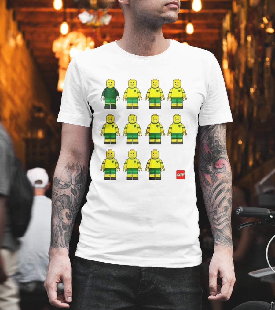 Norwich City F.C. Lego Minifigures Team Formation T-Shirt