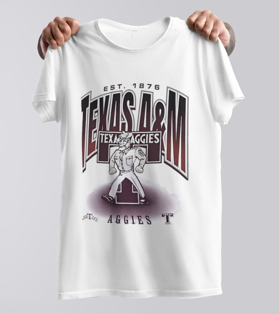 Texas A&M Aggies Est 1876 College Station Traditions Aggieland Football Texas T T-Shirt