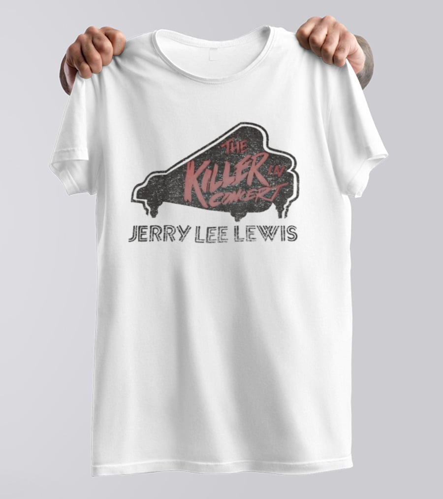 The Killer In Concert Jerry Lee Lewis Piano T-Shirt
