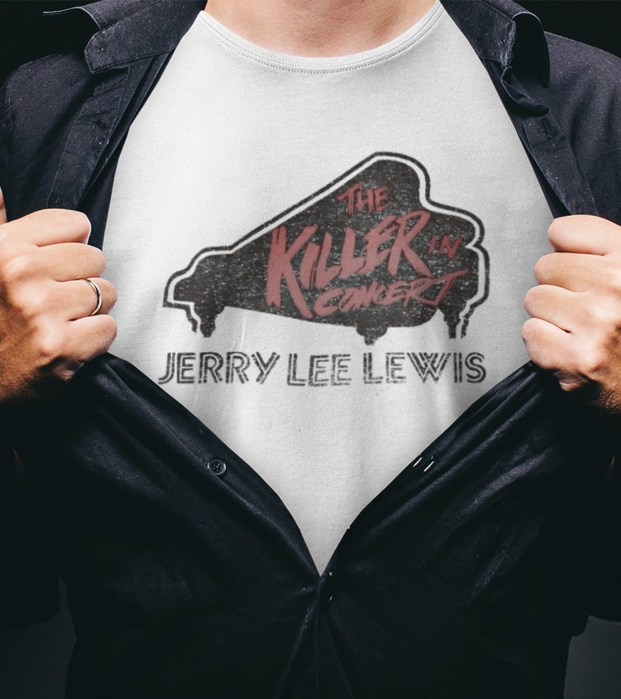 The Killer In Concert Jerry Lee Lewis Piano T-Shirt