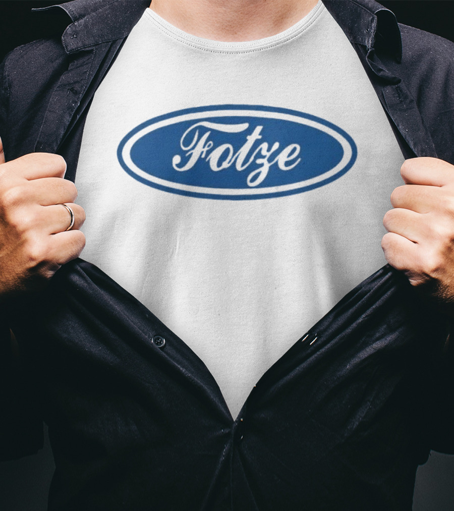 Versager Clothing Fotze Blue Oval T-Shirt