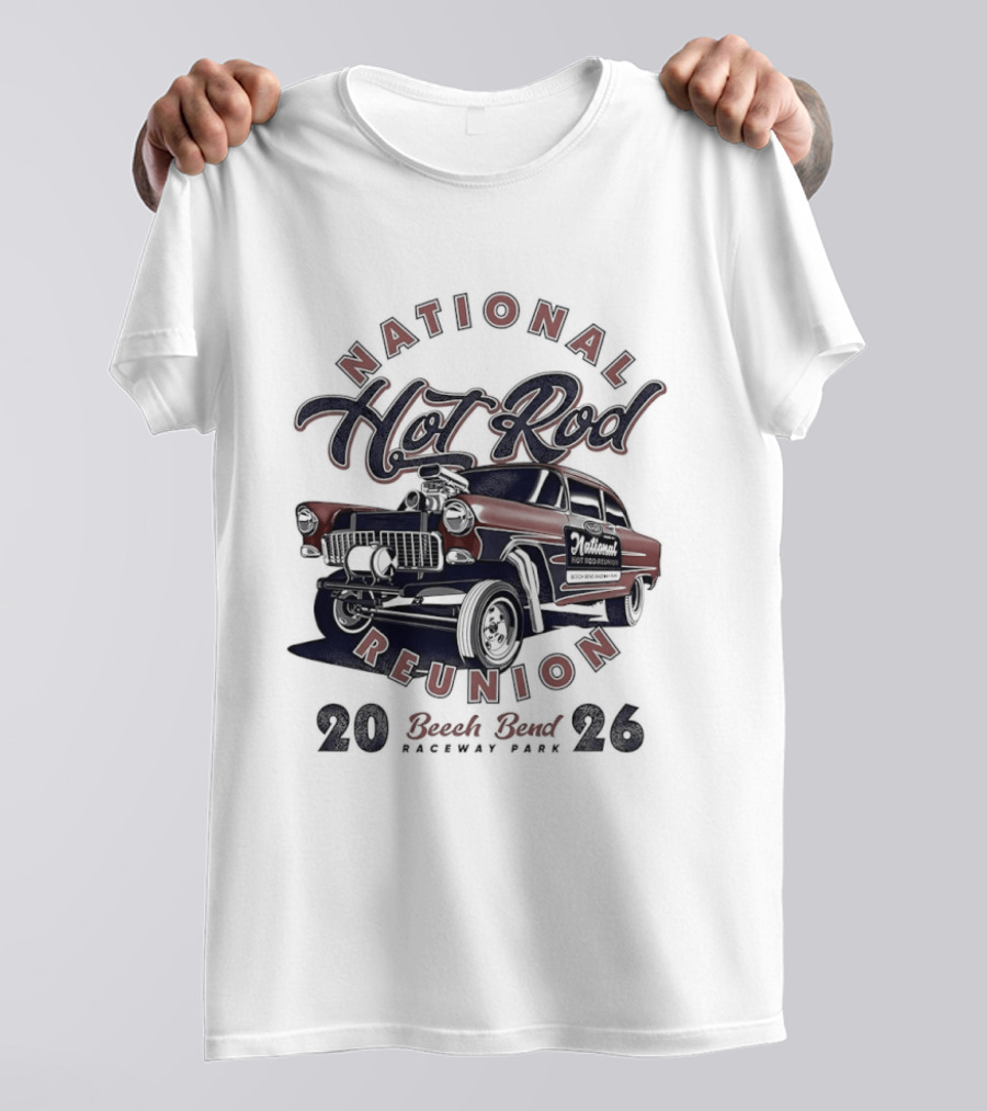 National Hot Rod Reunion 2026 Beech Bend Raceway Park T-Shirt