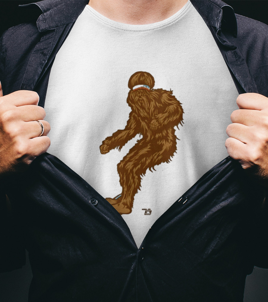 Ames Bros Skater Bigfoot Sasquatch Skateboard Legend T-Shirt