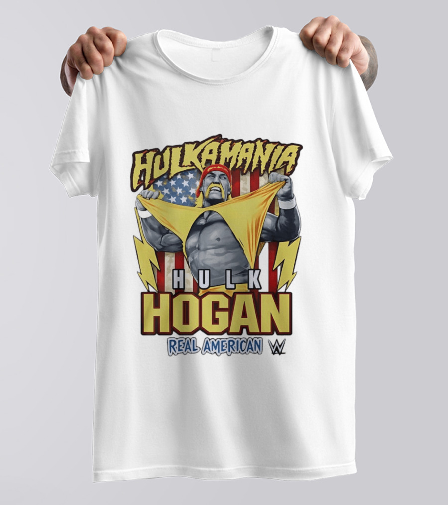 Hulkamania Hulk Hogan Real American WWE Legend T-Shirt