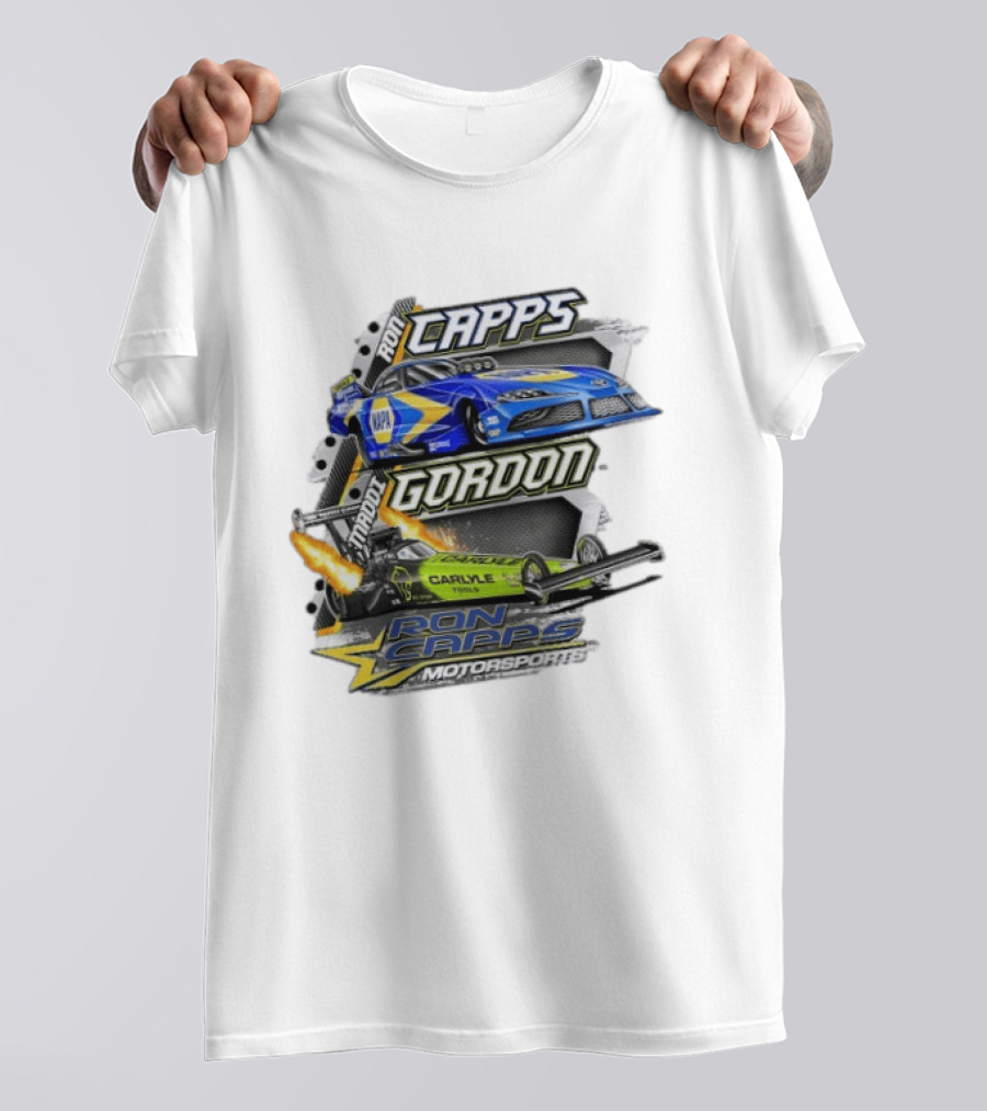 Ron Capps Motorsports Carlyle Tools Drag Racing Gordon Maddi T-Shirt