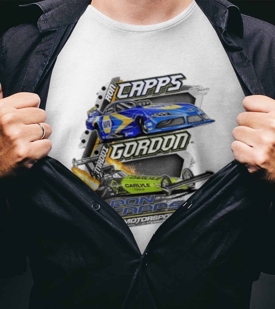 Ron Capps Motorsports Carlyle Tools Drag Racing Gordon Maddi T-Shirt