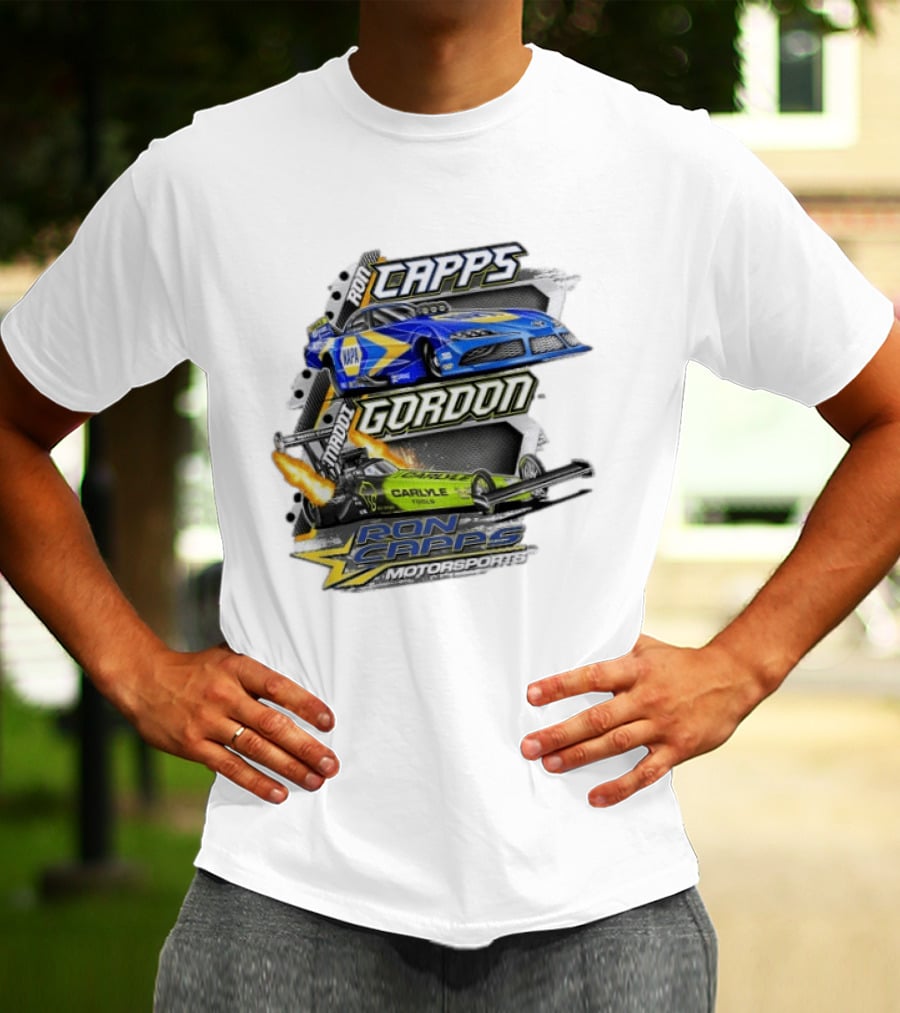 Ron Capps Motorsports Carlyle Tools Drag Racing Gordon Maddi T-Shirt