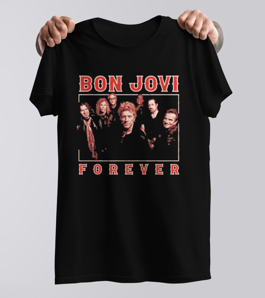 Bon Jovi Forever Tour 2026 Band Photo T-Shirt
